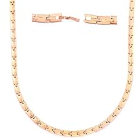 Amazon | [HAQI] レディース ゲルマニウムネックレス ステンレス鋼